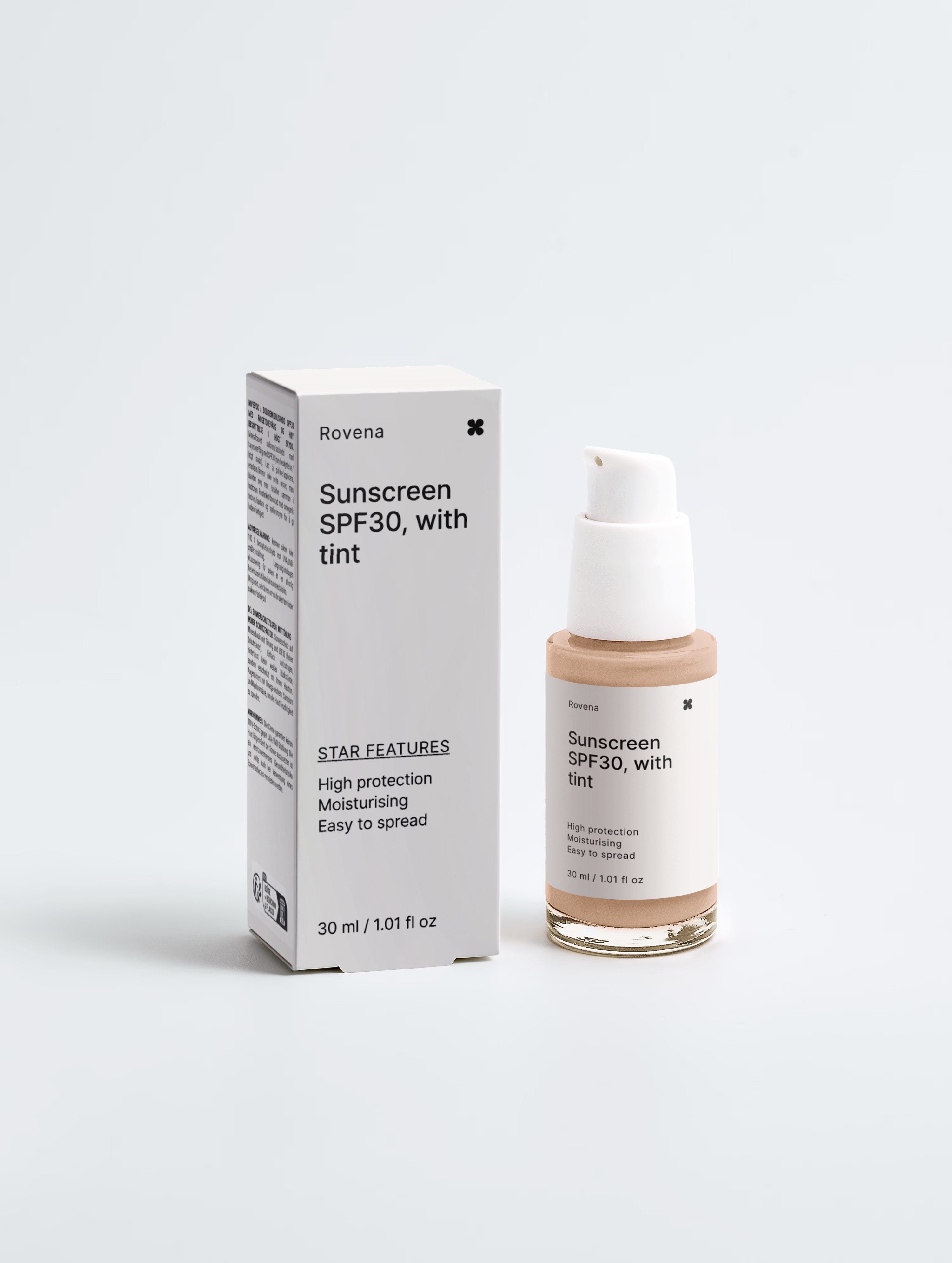 Sunscreen SPF30, with tint